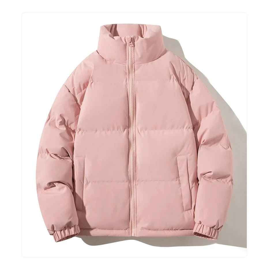 纯色奶乎乎小个子面包服女棉服冬季甜美清新学生oversize外套棉衣