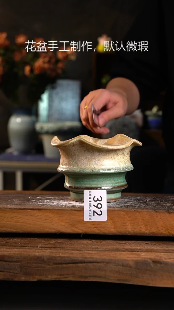 【闪购商品】陶瓷20CM以下花盆