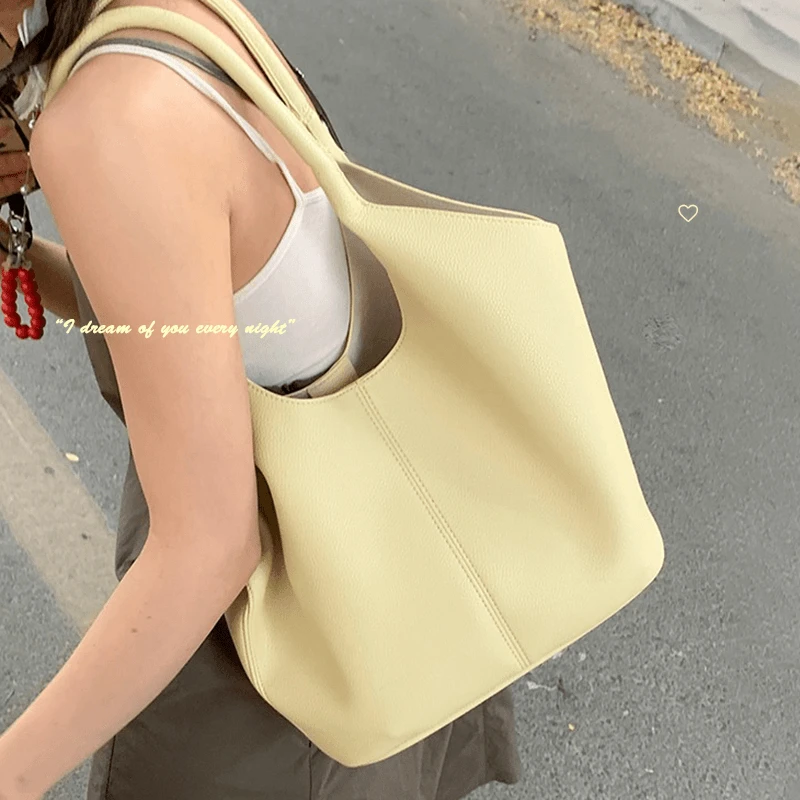 手提通勤包包女式女款潮上班小众托特手提包包大容量手提包大容量