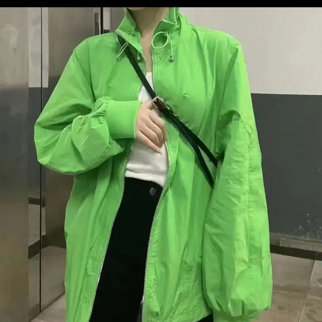 【商场同款】2024时尚新款宽松休闲潮流薄款冲锋衣夹克外套运动风衣