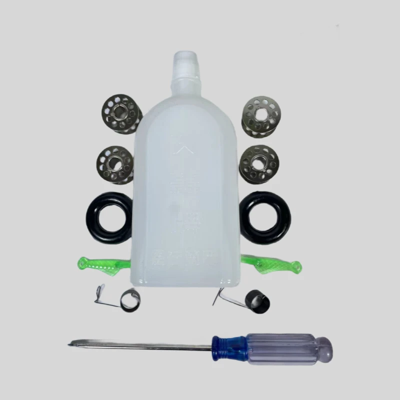 老式缝纫机小壶油 小螺丝刀零配件 12件套