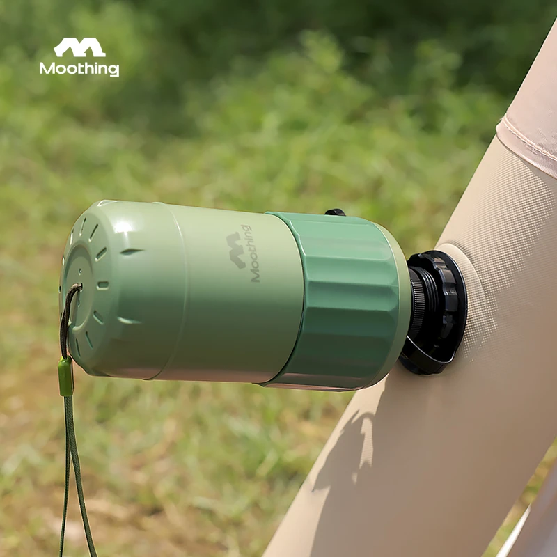 moothing牧行户外电动充气泵露营自动打气充气垫床沙发充抽气泵