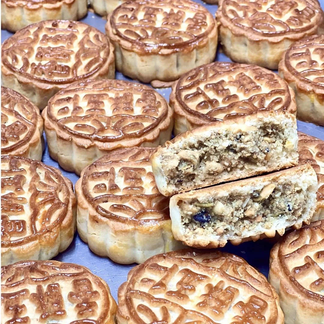 【独立包装拍一发三】耿记经典老五仁月饼中秋传统口味醇厚工艺