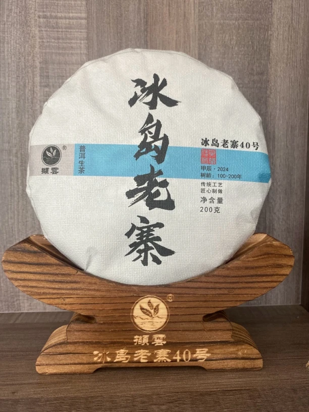 冰岛老寨40号 2024年明前大树春100到200多年生茶