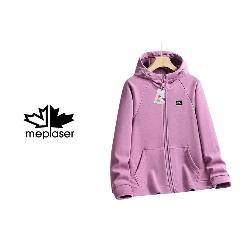 75188秋冬情侣款户外休闲加厚保暖云感抓绒外套摇粒绒