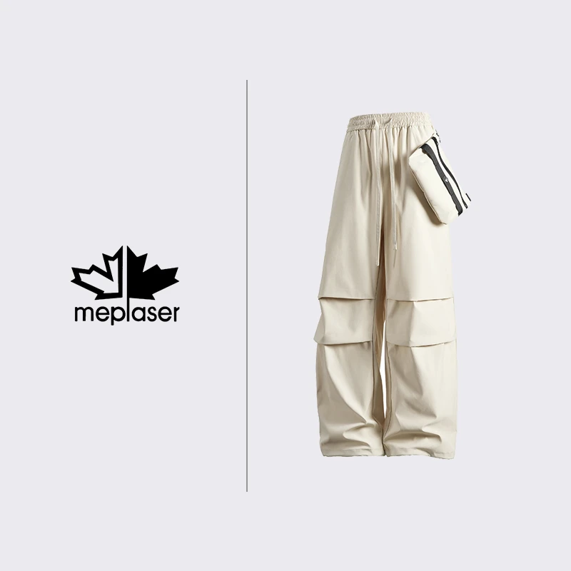 MEPLASER/玛帕萨8899男女同款时尚伞兵工装裤子百搭冲锋裤带袋包