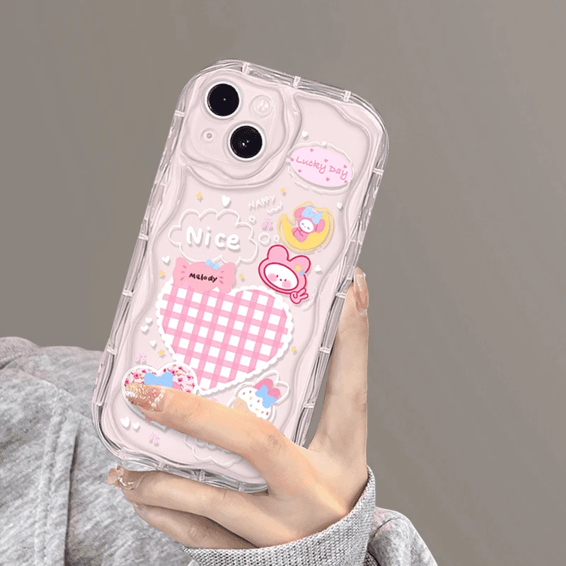 可爱美乐蒂适用华为vivo小米oppo苹果手机壳女iPhone15/14/13爆款