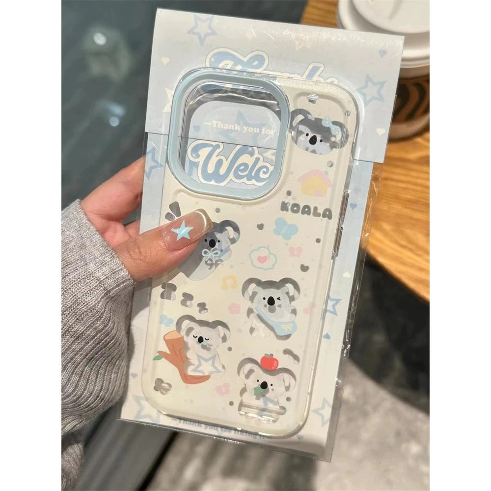 瞌睡考拉适用华为vivo小米oppo苹果手机壳女iPhone15/14苹果14pro