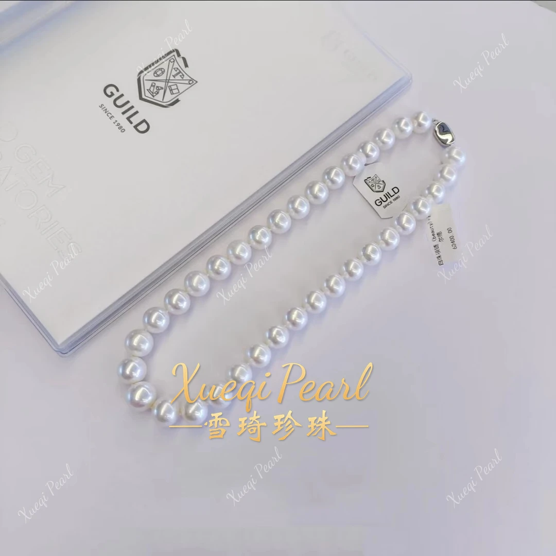 【龙珠西子】淡水‘西子’气质11-14mm无核珍珠项链（含吉尔德大证）