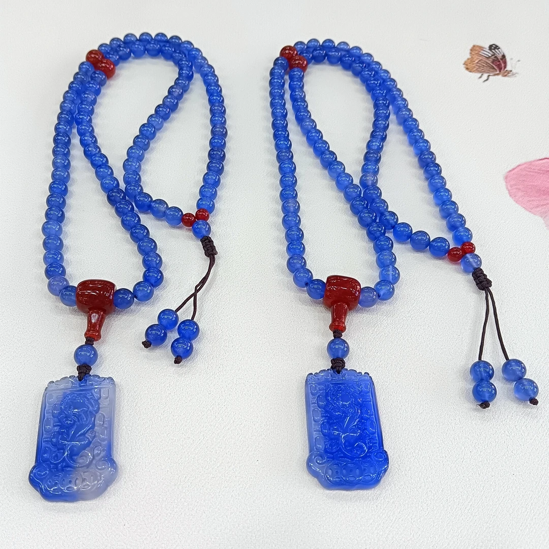 正品 万寿石 正宗 大师手工貔貅项链（多样性发一）