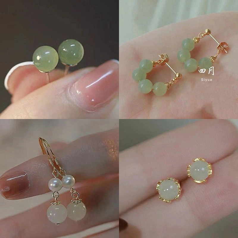 2024年夏季新款气质小巧超百搭睡觉不用摘耳环复古高级感耳钉耳饰