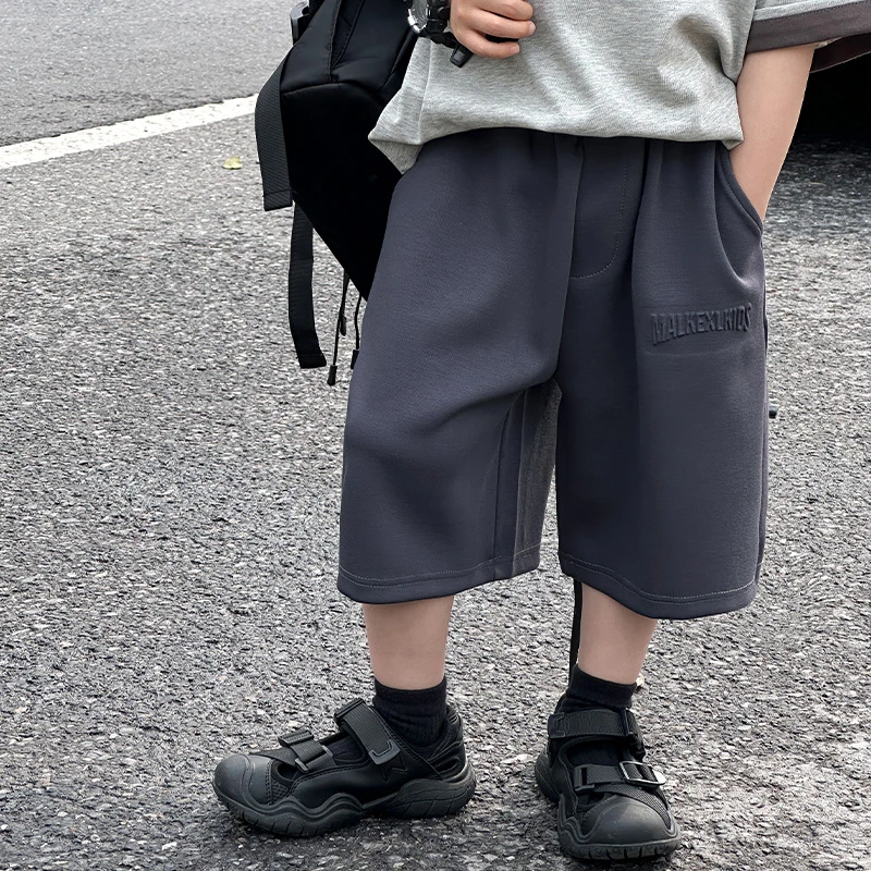 方糖家男童夏装休闲五分裤2024新款儿童中裤洋气宝宝夏季短裤帅气