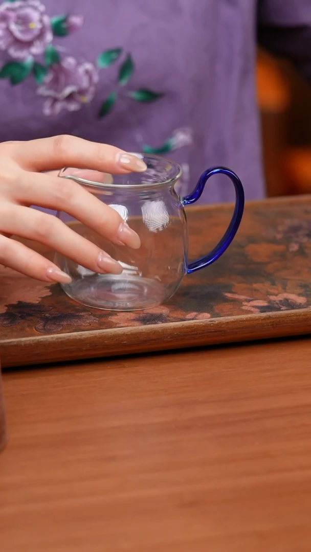 【闪购商品】禾器/晶彩美满茶海/浅蓝色/定制款