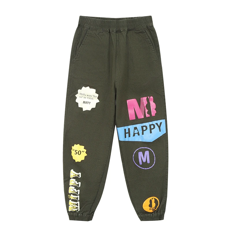 MIFFY/米菲男式时尚腰间松紧休闲长裤
