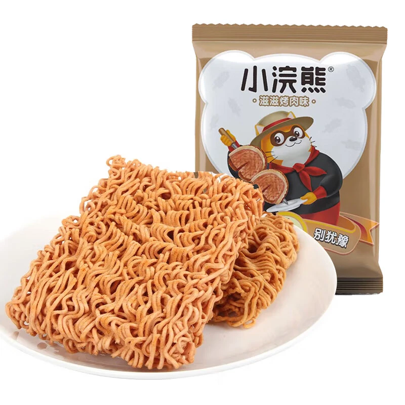 统一 小浣熊任性烤肉味干脆面35g