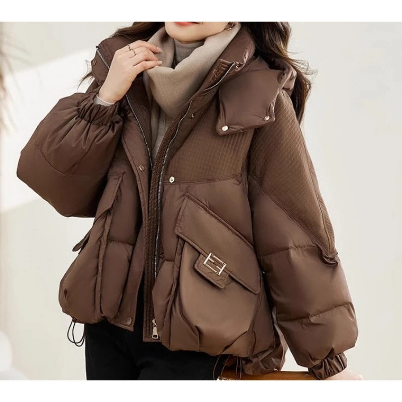 601-700冬季服女时尚时尚休闲保暖秋冬潮流宽松加厚韩版百搭