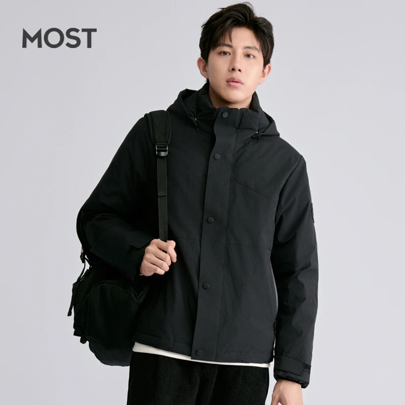 MOST/姆氏德新款羽绒服男冬季宽松潮流耐磨帽冲锋衣外套C44237153