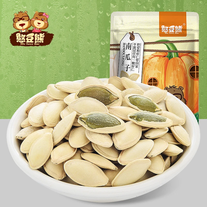 【原味南瓜子】新货大颗粒500g袋瓜子仁熟炒货南瓜籽零食炒货干货