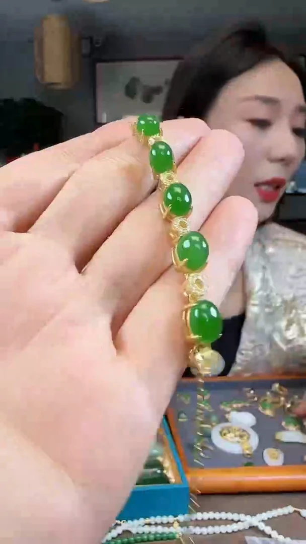 【闪购商品】和田玉手链银S925镶嵌1