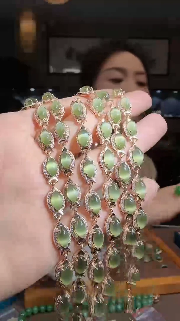 【闪购商品】和田玉手链银S925镶嵌多样性发货 拍一发一