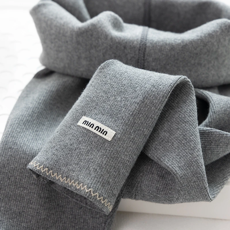 吧啦童装儿童打底裤女童春秋冬款中厚棉抓绒小女孩薄绒加绒加厚