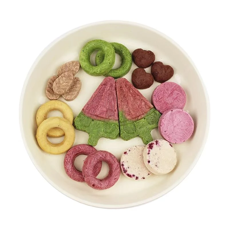 隆贝果蔬鸡肉组合甜甜圈云杉火龙果南瓜圈兔血鸡肉南瓜紫薯磷虾饼