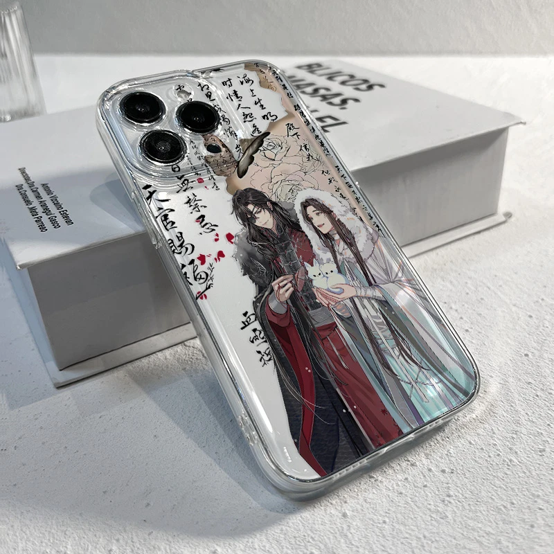 潮牌天官赐福苹果iphone15pro/14透明13壳12promax卡通全包11创意