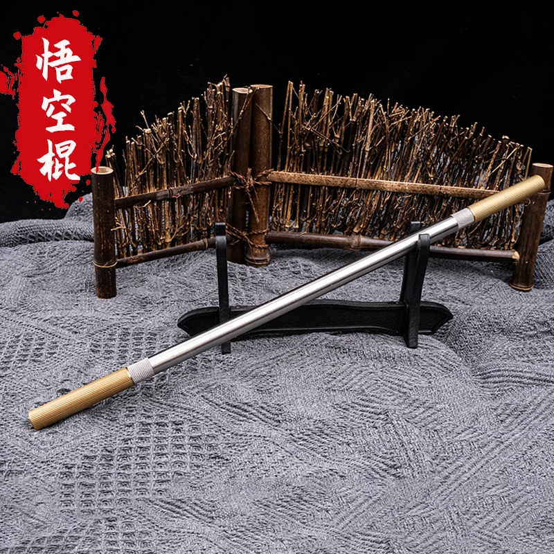 悟空棍-高精钢双刀挑茶多功能刀便携带数控开刃户外露营家用摆件