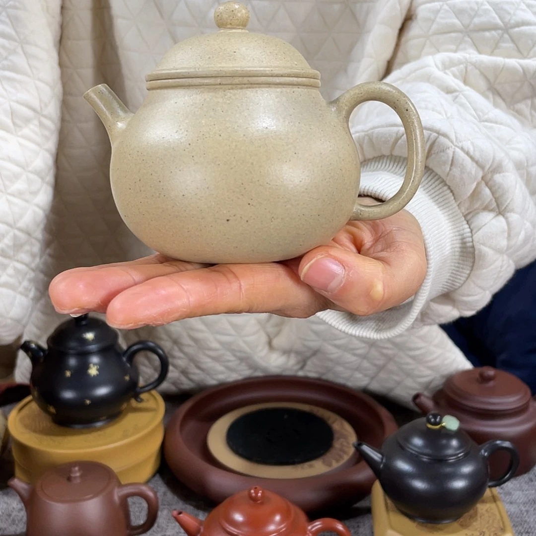 【闪购商品】紫砂茶壶?****?本绿高潘