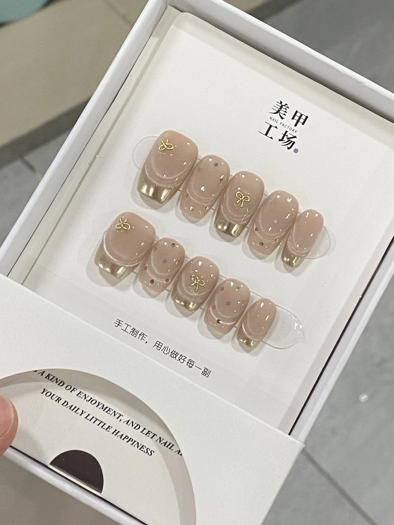 批发专属波点甜心-纯手工穿戴甲（不含盒子，不含果冻胶，裸甲）