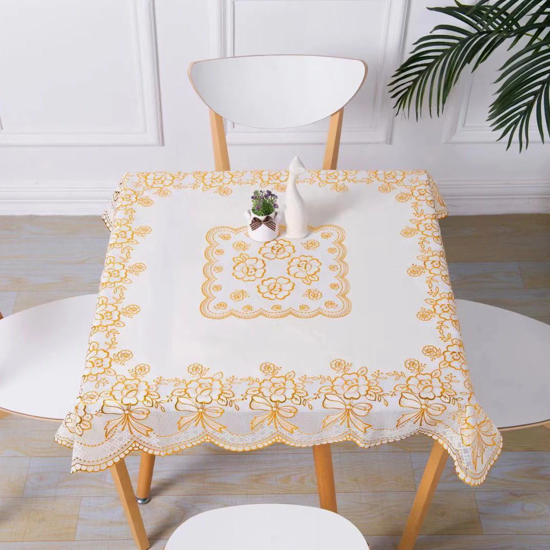 尺寸【100*100CM】适合70CM以内的方形小桌子防烫免洗PVC塑料桌布