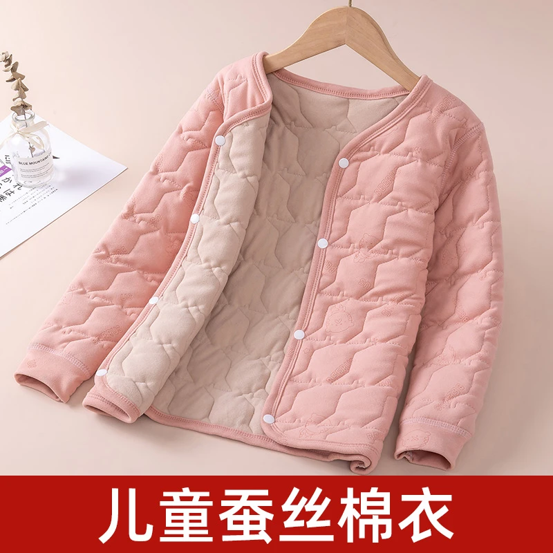 儿童棉衣男童女童冬装内穿内胆棉服中大童校服神器内搭保暖小棉袄