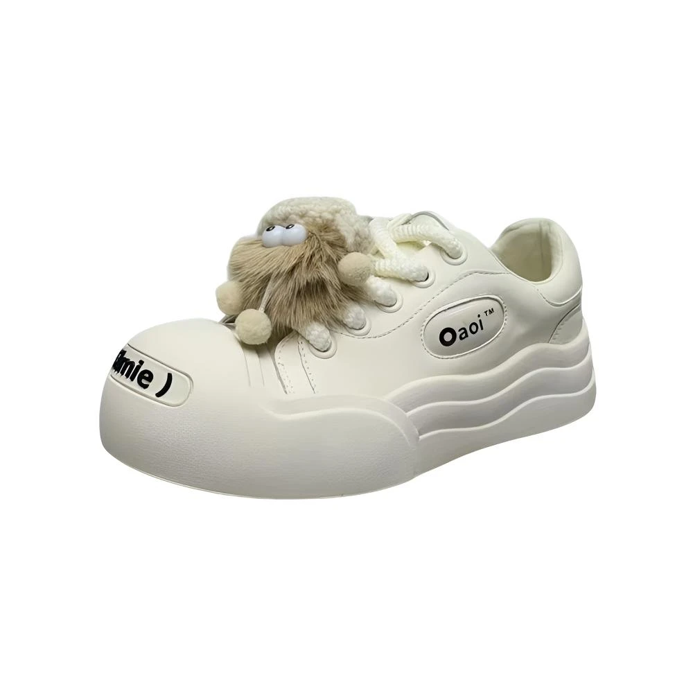 一仓7136  27749真皮厚底小白鞋 （标准尺码）