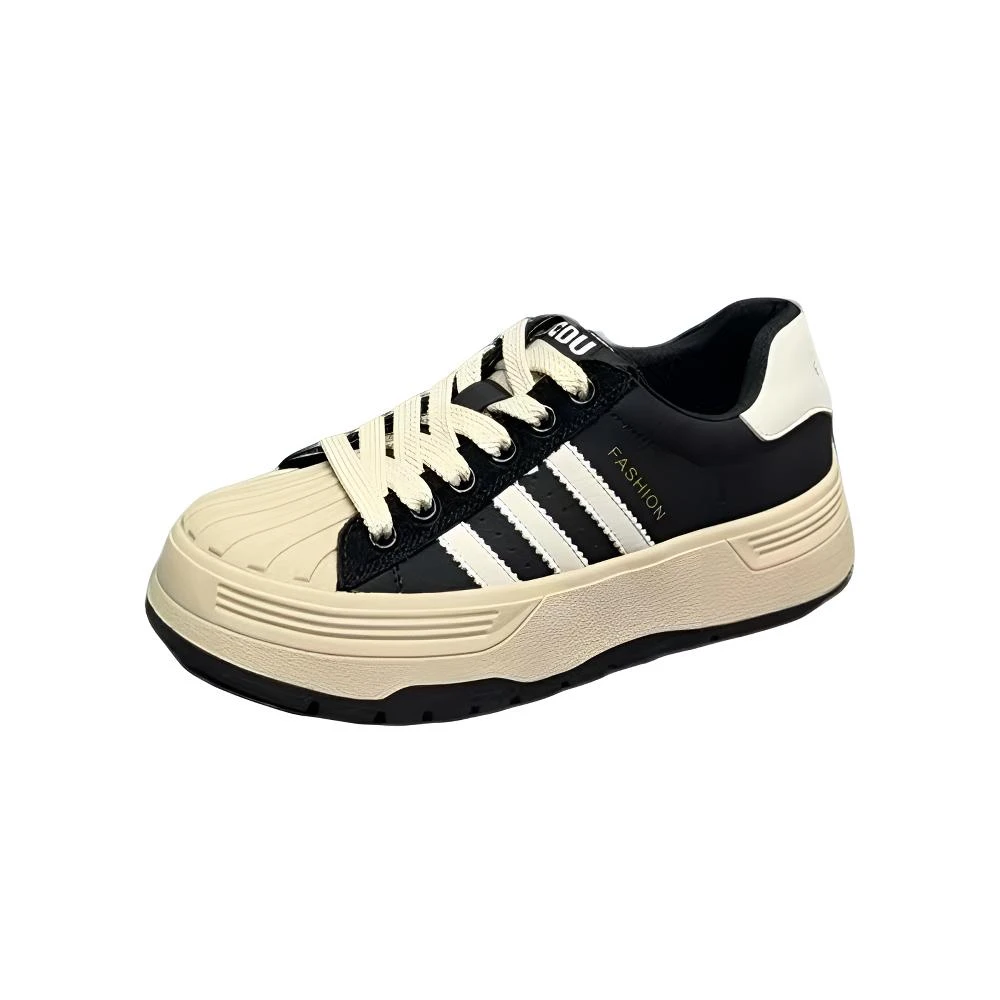 E南外2918-1  28296 真皮厚底小白鞋 （标准尺码）