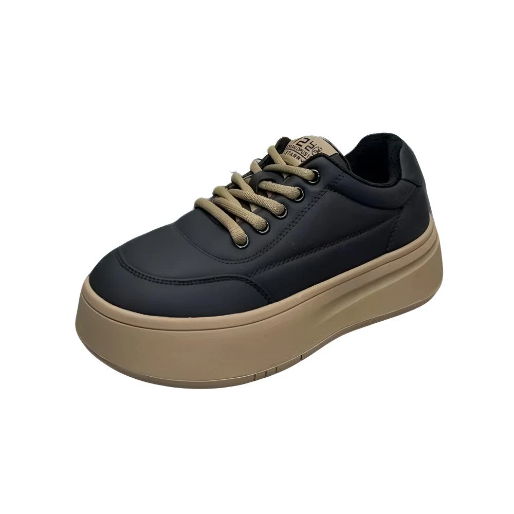 一仓9598A  753真皮厚底小白鞋 （标准尺码）