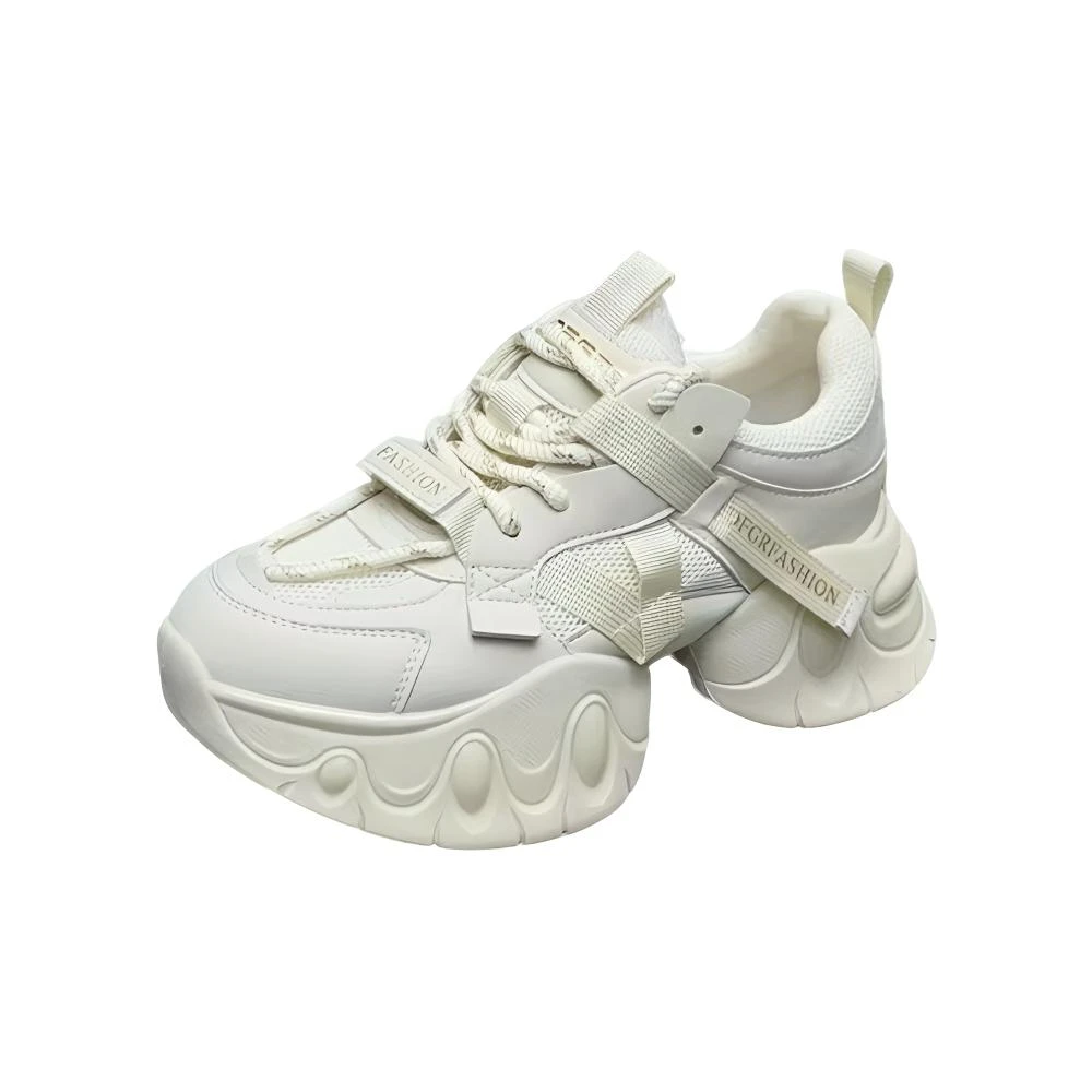 一仓5756  744真皮厚底老爹鞋 （标准尺码）