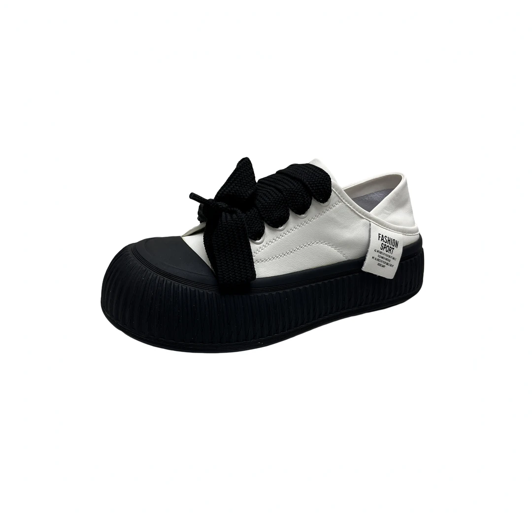 8170-9 6271真皮厚底休闲板鞋（标准尺码）（茹）