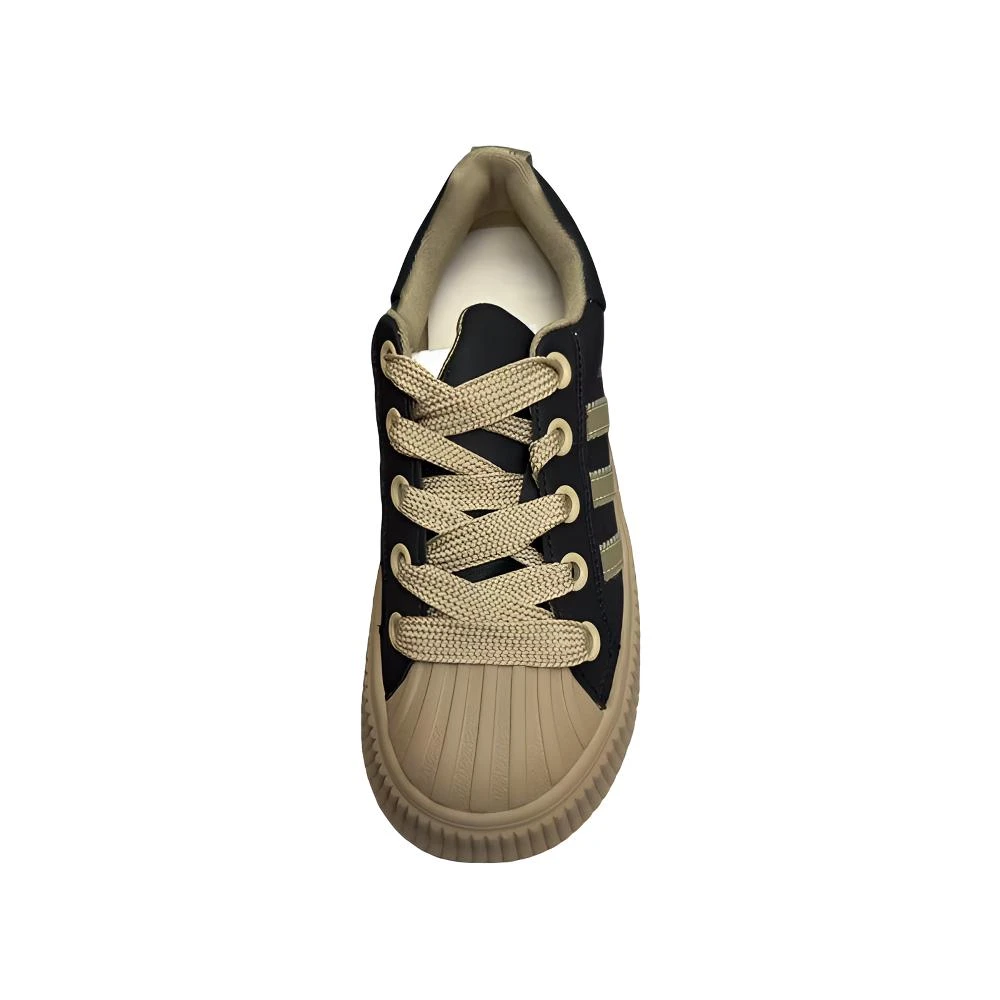 E南外05B208-1  40665真皮厚底小白鞋 （标准尺码）