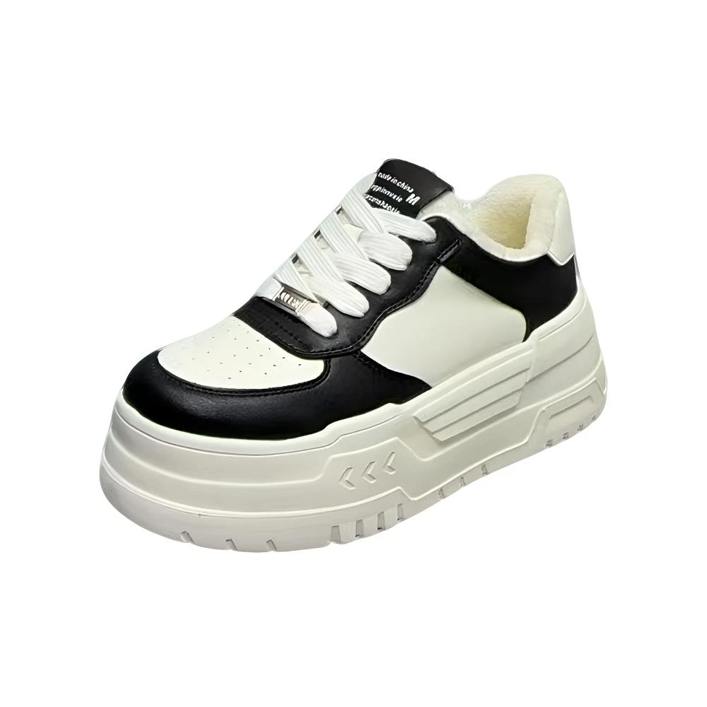 西二1298R 695真皮厚底小白鞋 （标准尺码）