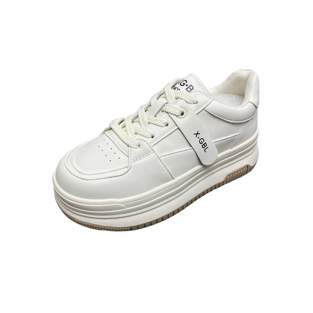 8219-6 6172  真皮厚底休闲鞋（标准尺码）(茹）