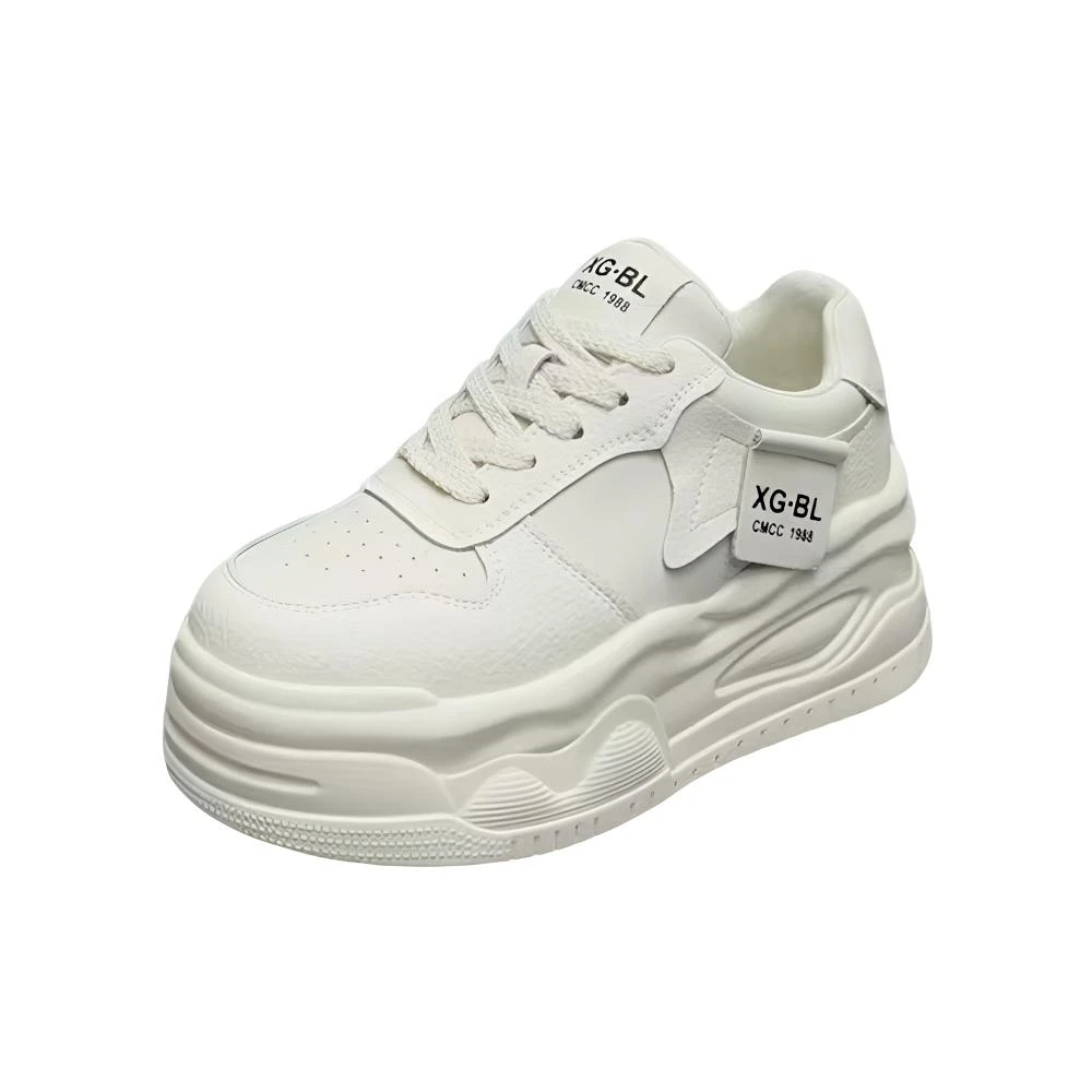 香8263  27976真皮厚底小白鞋 （标准尺码）