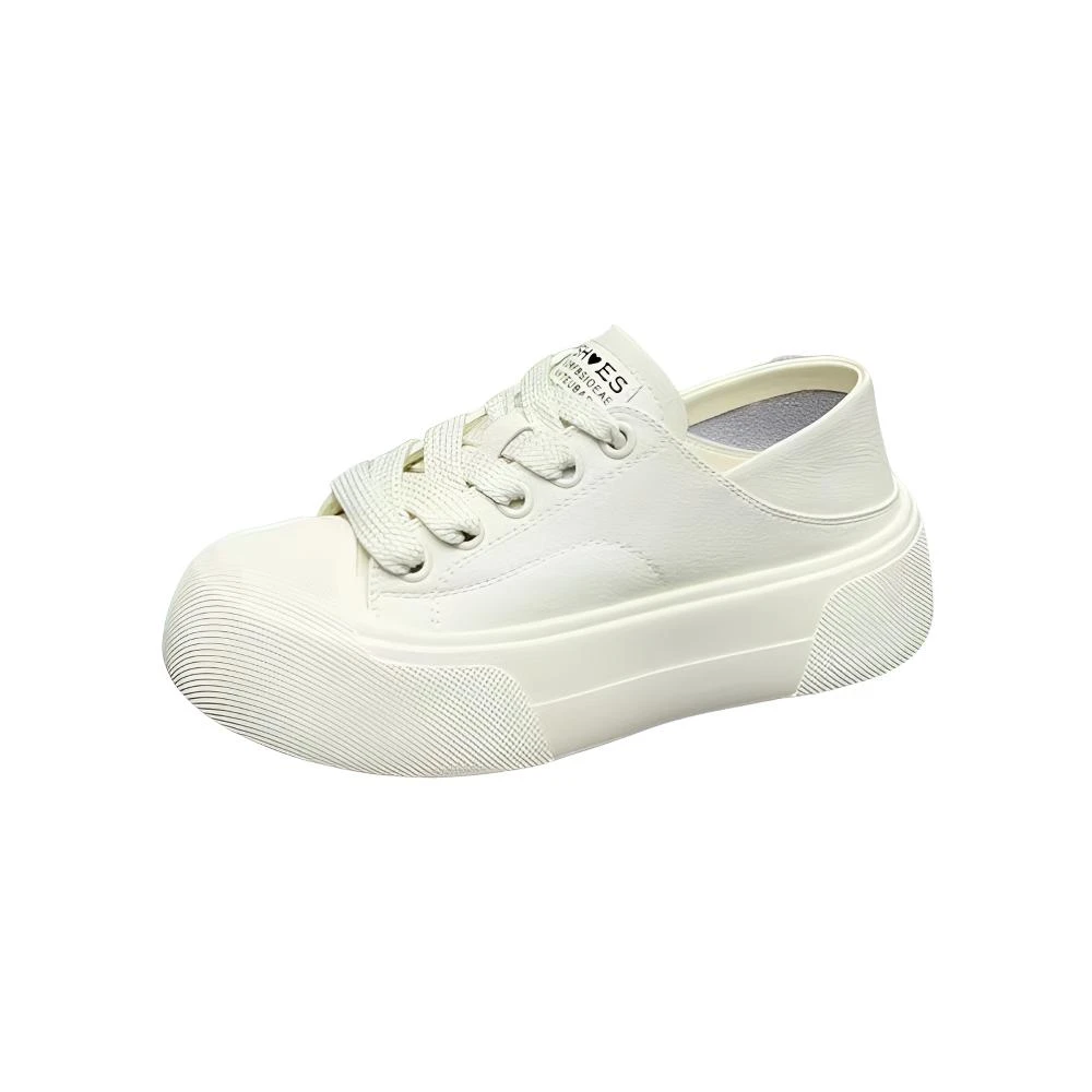 南 C3072Y  280真皮厚底小白鞋 （标准尺码）