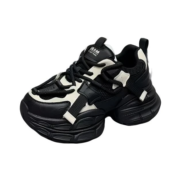 2仓4237Q 521真皮厚底老爹鞋 （标准尺码）