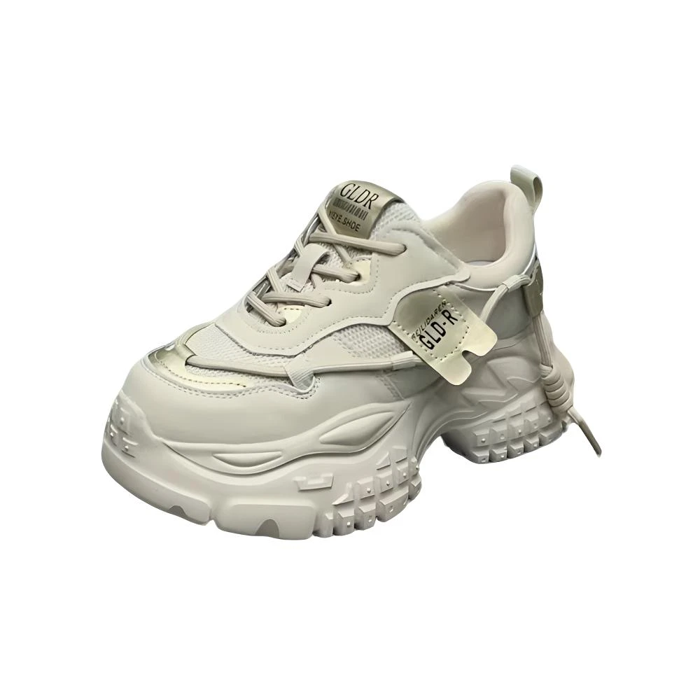 2楼简8521  624真皮厚底老爹鞋 （标准尺码）