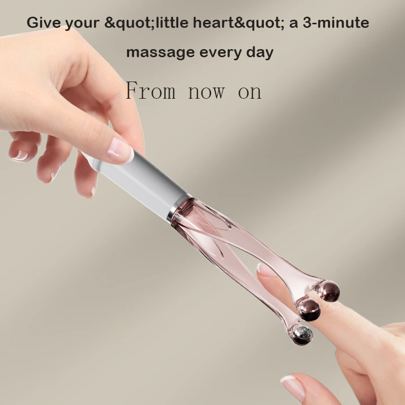 手指滚轮按摩器4磁珠夹手指关节按摩仪虎口手麻美白细手5珠按摩棒