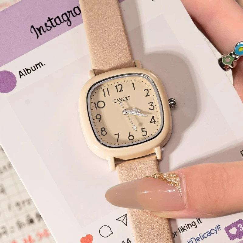 考试专用手表女款2025新款初高中学生中考高考简约高颜值夜光防水