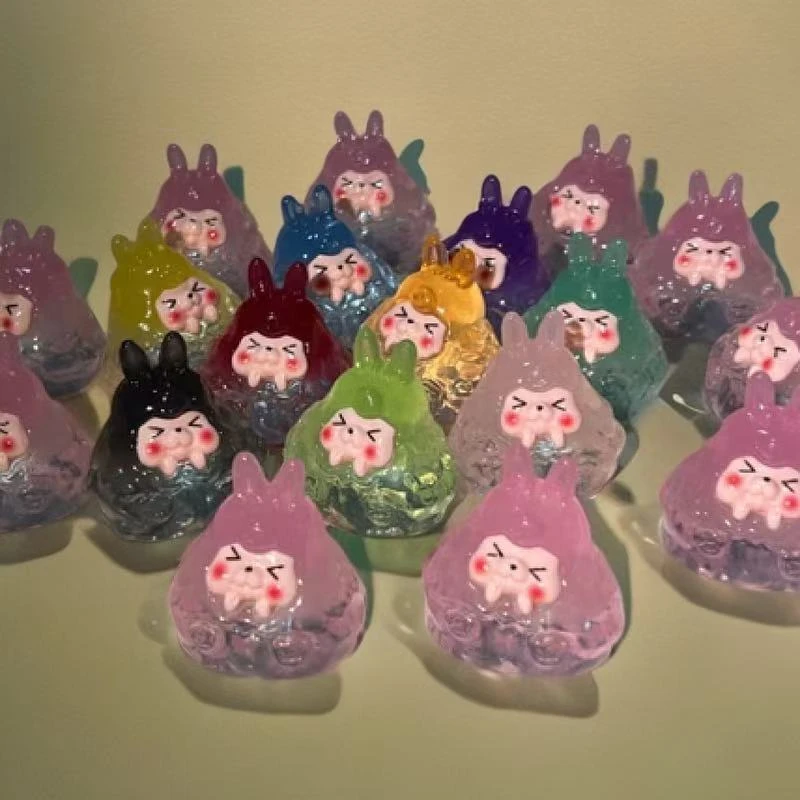 【鲸喜对对碰】网红树脂夜光塔塔大号可爱立体公仔DIY车载摆件