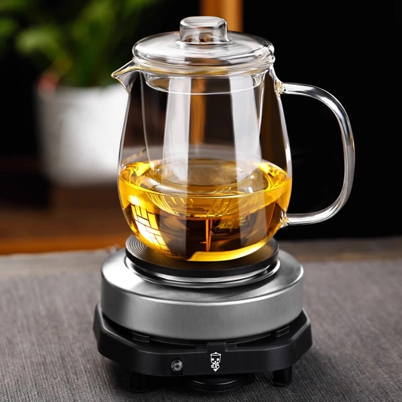 静音电热炉家用电陶炉茶炉煮茶器小型烧水玻璃壶泡茶炉玻璃煮茶壶