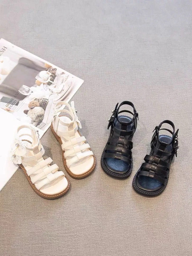 【新疆包邮】3222 凉鞋夏季潮款软底 罗马凉鞋 国风公主凉鞋