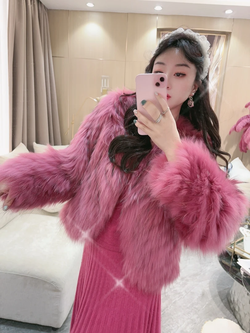 DC【旧词重写】小香风洋气轻奢短款百搭时尚女士毛毛外套